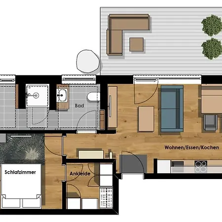 Schlossblick - Meersand Apartamento
